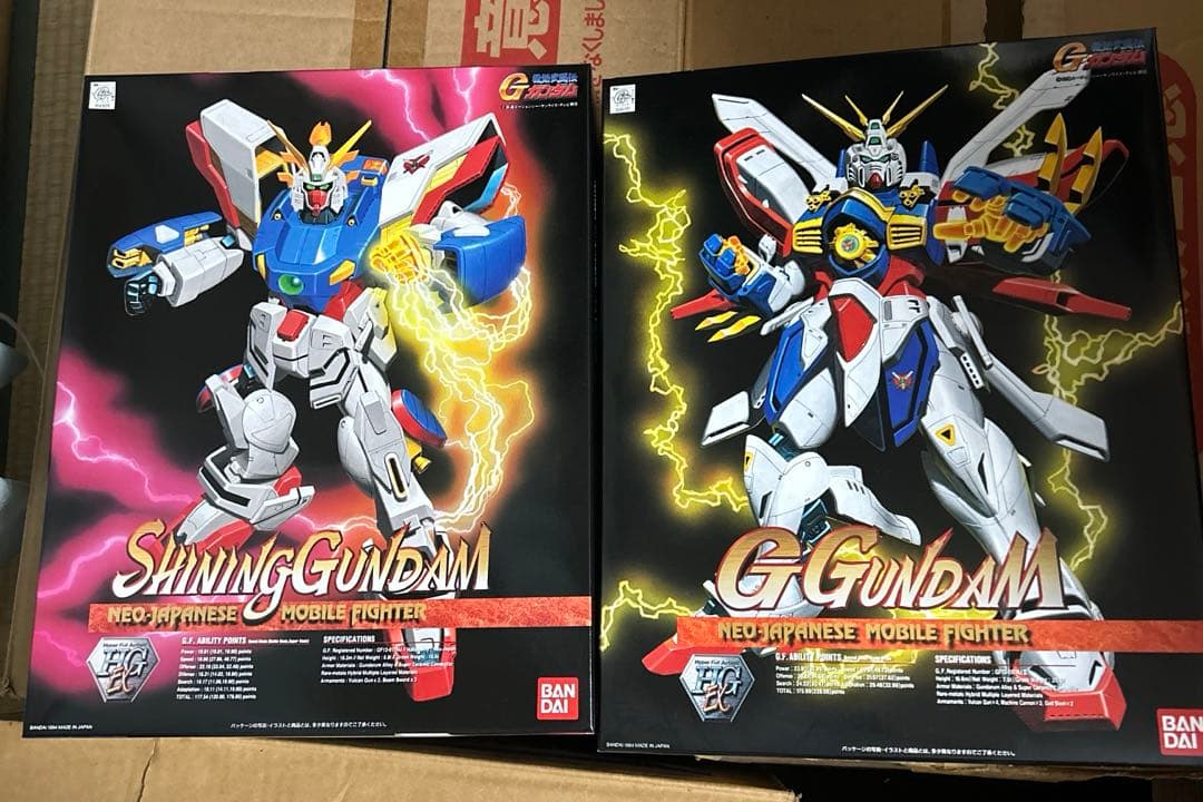 機動武闘伝Gガンダム HG-Ex 1/60 シャイニングガンダム&ゴッドガンダム