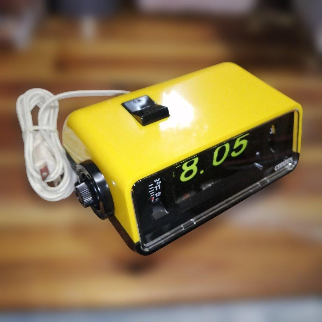 b*o様 シチズン　ハイリーフカーチス　黄色　5RD025　パタパタ時計　新品同