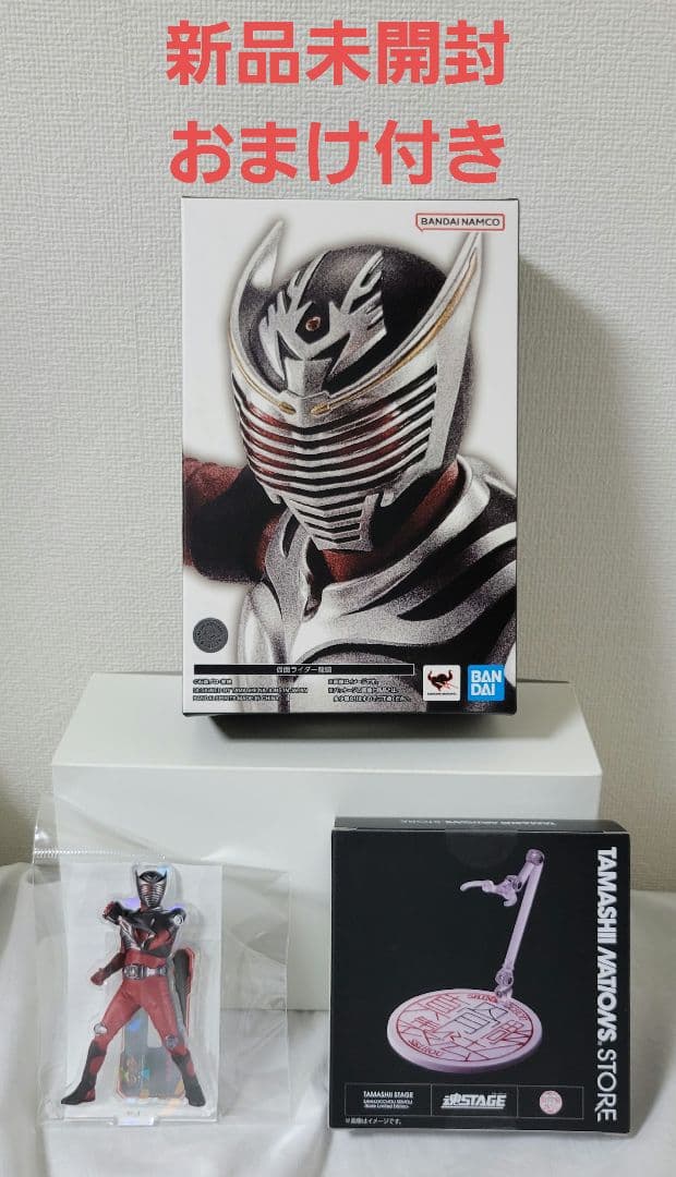 S.H.F真骨彫製法 仮面ライダー龍騎 台座アクスタセット