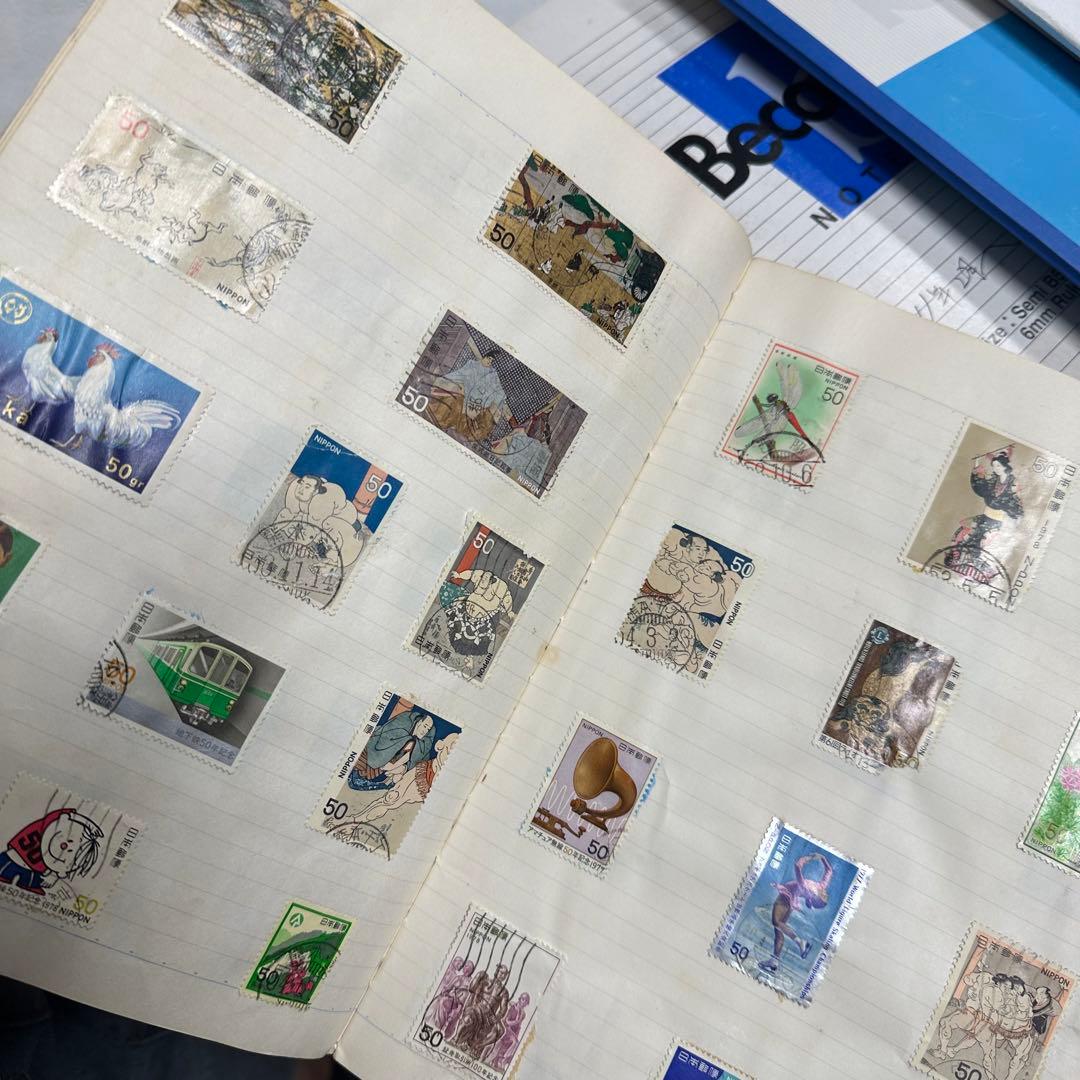昭和50年〜　切手集　約1万枚　日本/海外