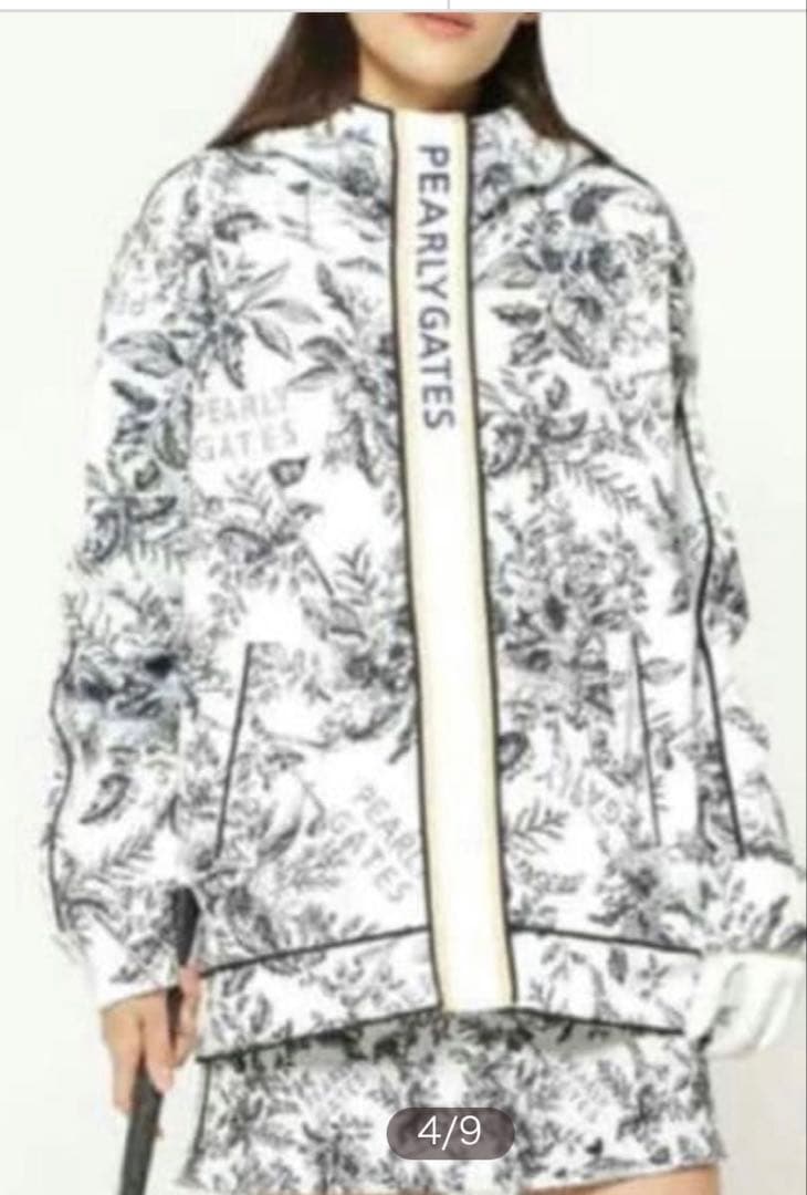 新品タグ付き　PEARLY GATES 花柄ジャケット サイズ1 サーモライト