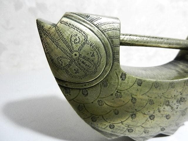 李朝（李氏朝鮮）のアンティーク魚型錠前