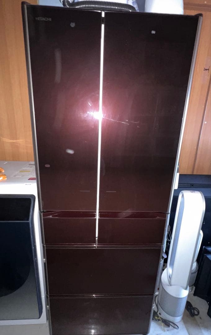 HITACHI ノンフロン冷蔵庫 R-X5200F ブラウン