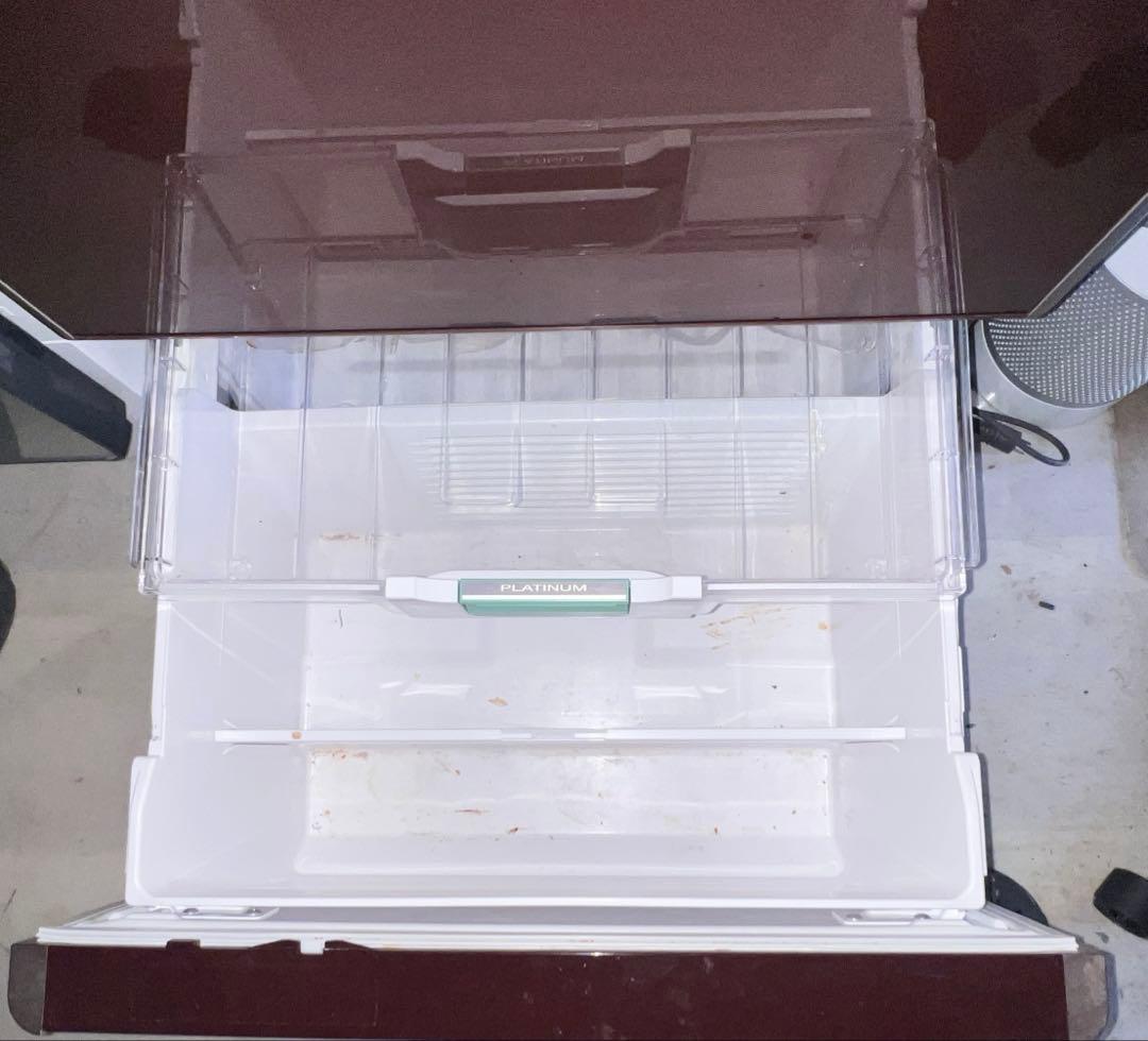 HITACHI ノンフロン冷蔵庫 R-X5200F ブラウン