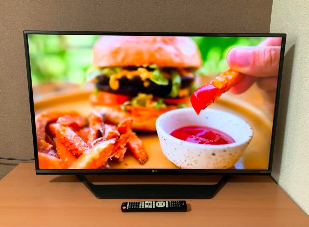 4k対応 LG スマートテレビ 43インチ 動画アプリ／地上波など 美品