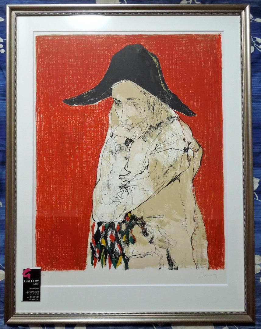 レア　真作　1977年　ジャン　ジャンセン　大判　直筆サイン　ピカソ　ダリ