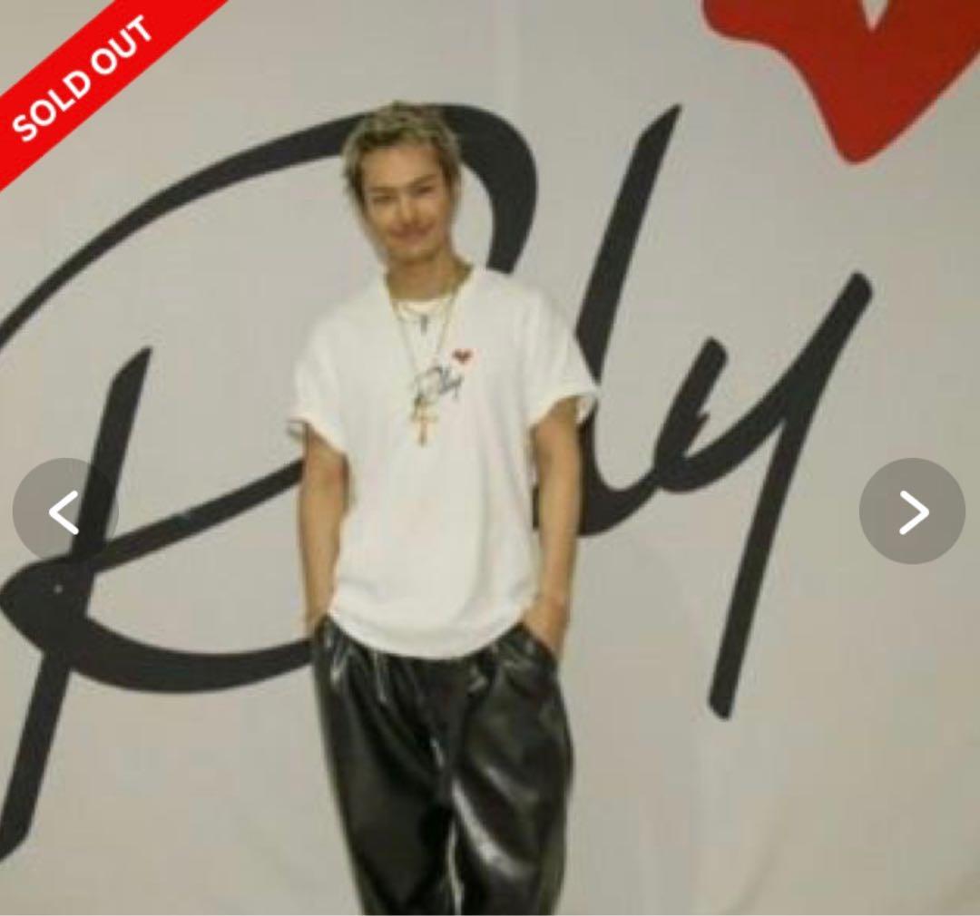 三代目 今市隆二 RILY Heart Logo Tee SS White M