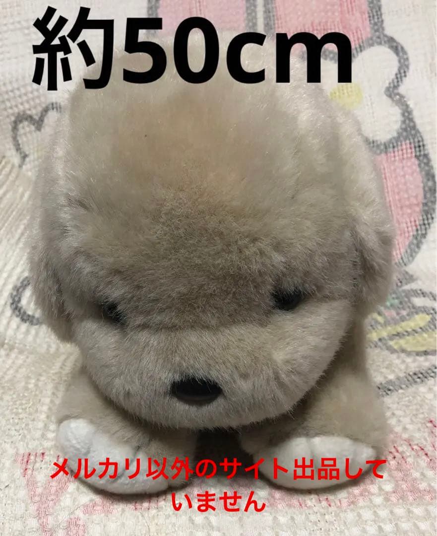 オリエンタルトーイ　うめ吉　寝そべりポーズ　ぬいぐるみ　50cm 紙タグ付