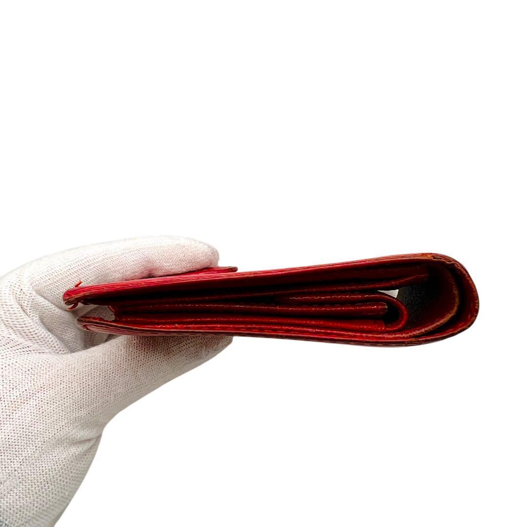 Louis Vuitton エピ レッド レディース 折財布 7101