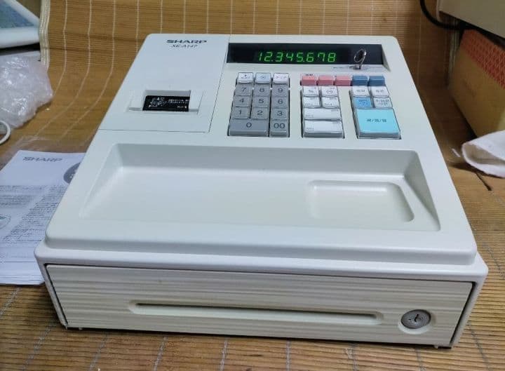 シャープレジスター　XE-A147　PC連携売上管理フル設定無料　922222
