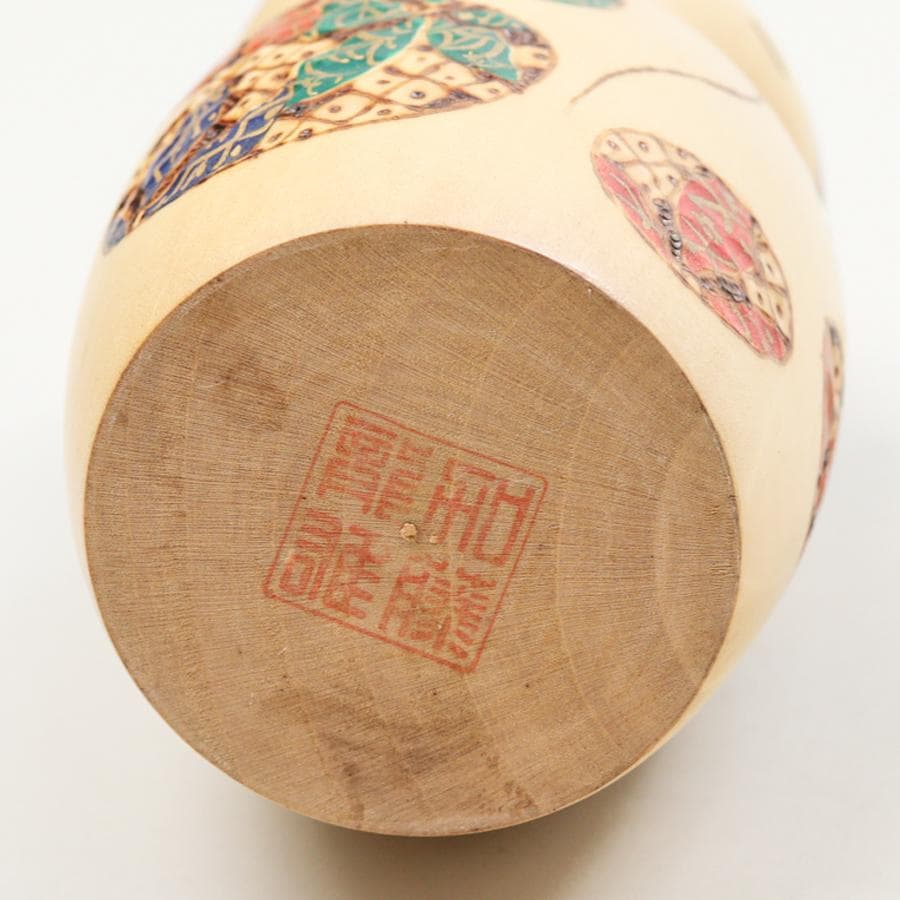 加藤龍雄 創作こけし 郷土玩具 置物 栞 箱付き