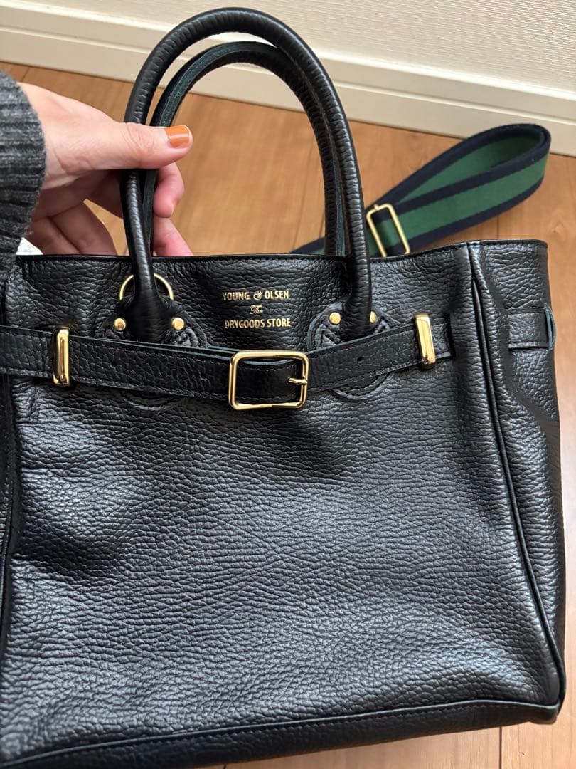 FRAMeWORK 【YOUNG&OLSEN】別注ストラップ付きベルト バック