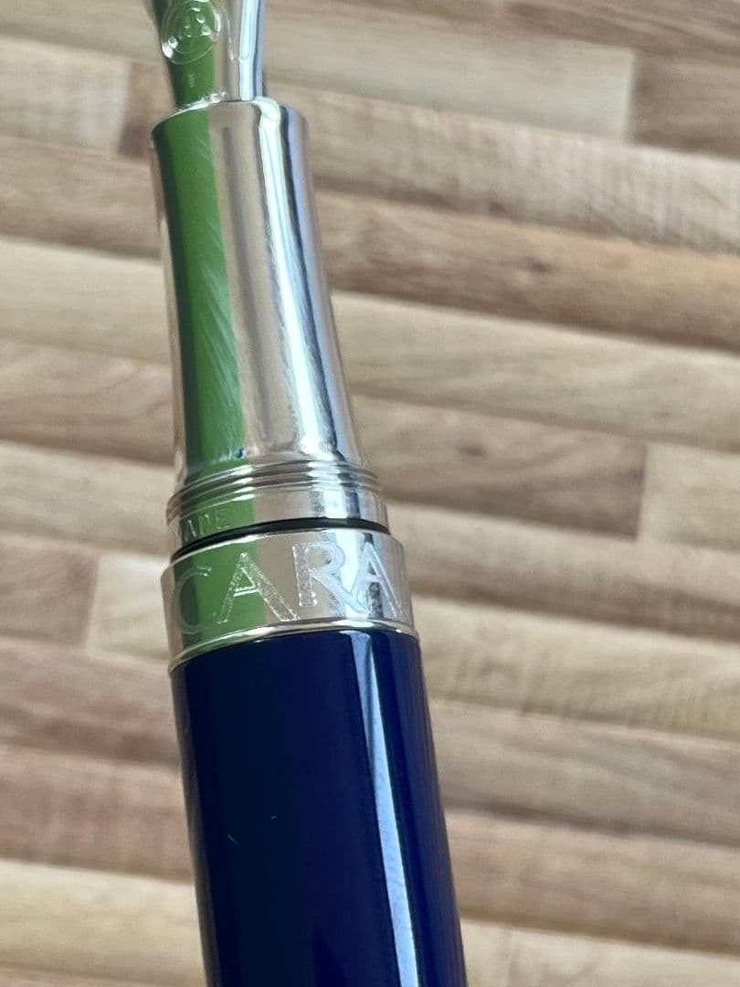 カランダッシュレマン バイカラー万年筆 廃番色 ブルーナイトF