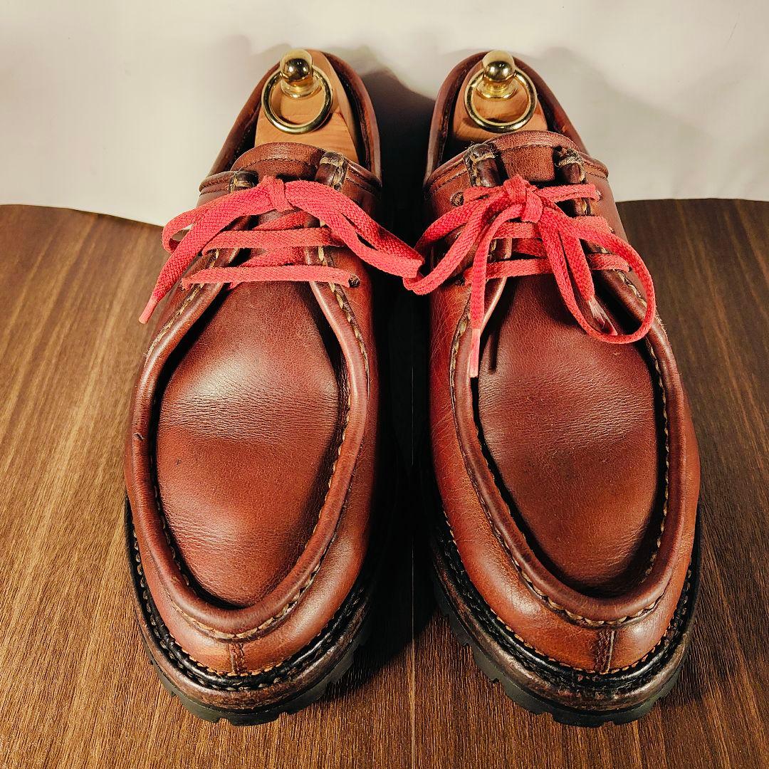 【高級ヴィンテージ】国内レザー工房製　Uチップ厚革オイルドレザー シャンボード系