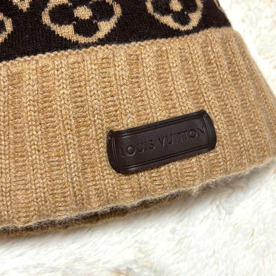 ルイヴィトン ニット帽 モノグラム 帽子 ボネスキー ビーニー カシミヤ