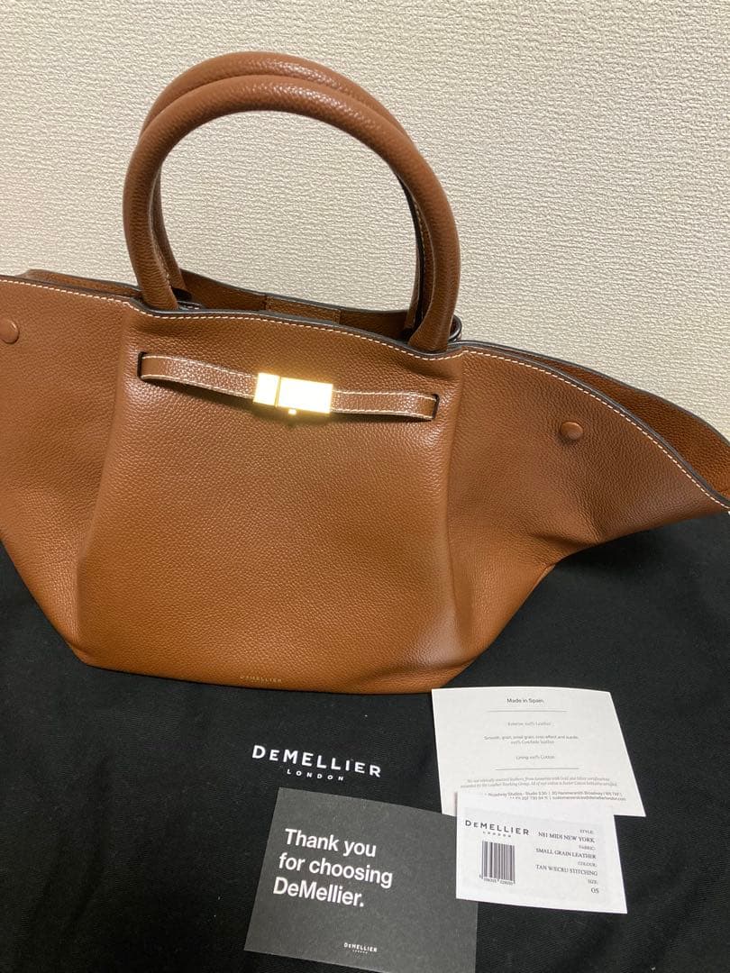 DEMELLIER デメリエー The Midi New York レザーバッグ