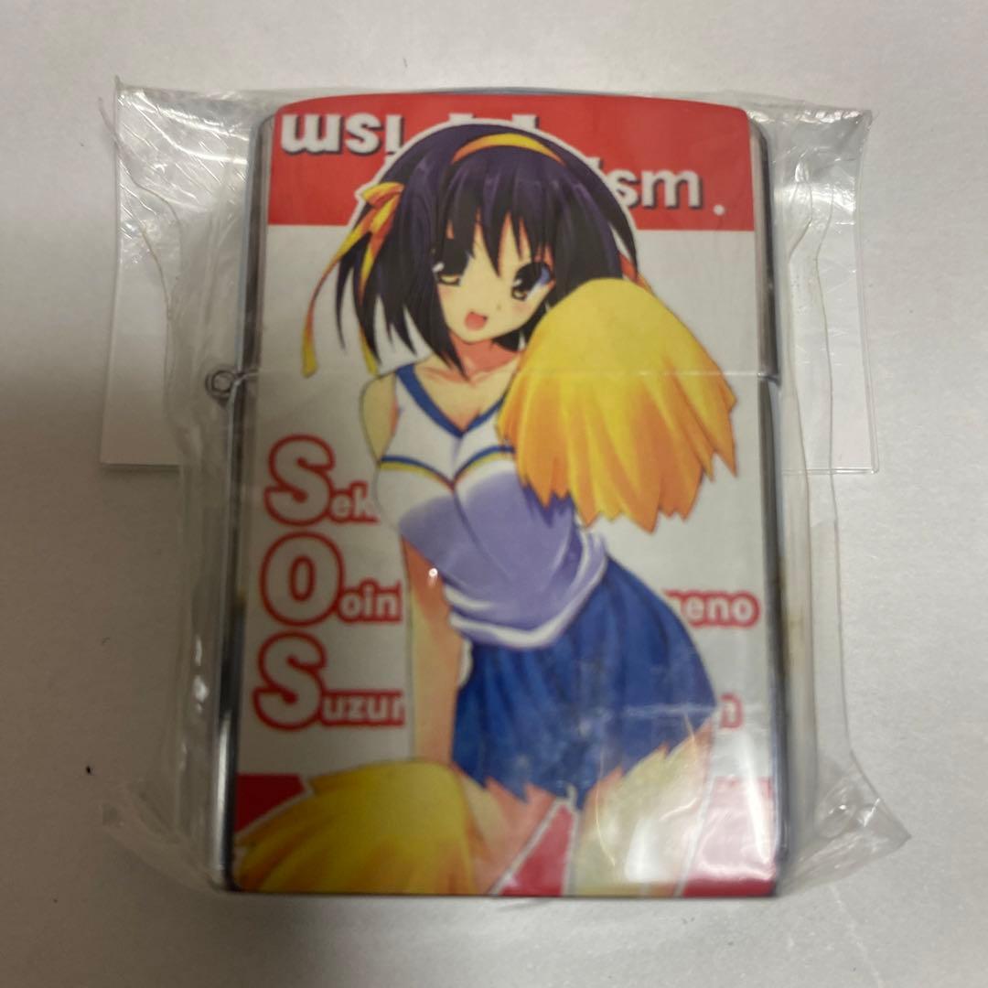 ハルヒ　涼宮ハルヒ　チアガール　美少女　オイルライター　zippo 風　HY11