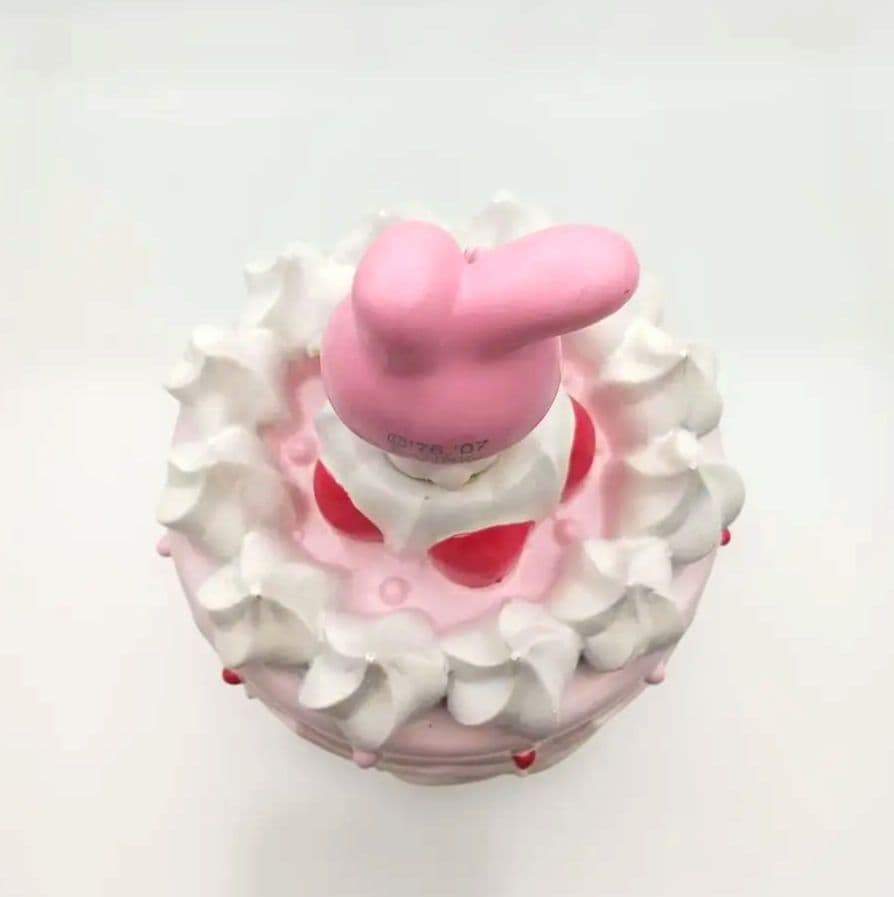 値下【希少・美品】マイメロディケーキオルゴール(2007年)貯金箱(2003年)