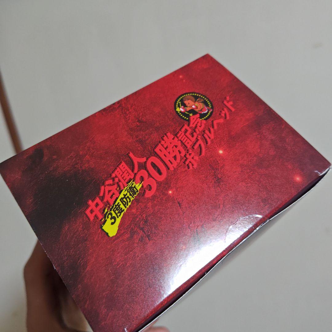 中谷潤人　３０戦3度防衛メモリアルグッズ　ボブルヘッド　クエジャル戦ユニフォーム