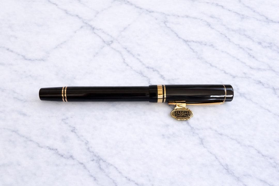PARKER デュオフォールド 万年筆 18K 750 UK製 廃盤 木箱付