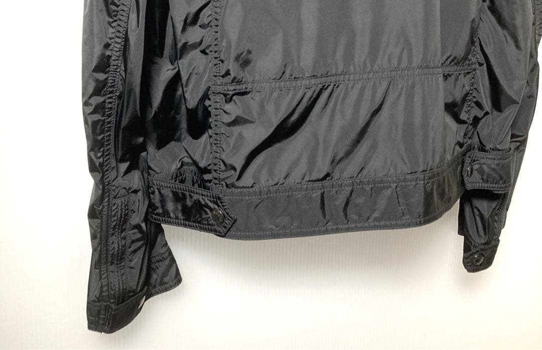 MONCLER レザー&ナイロン シングルライダース SALOMON