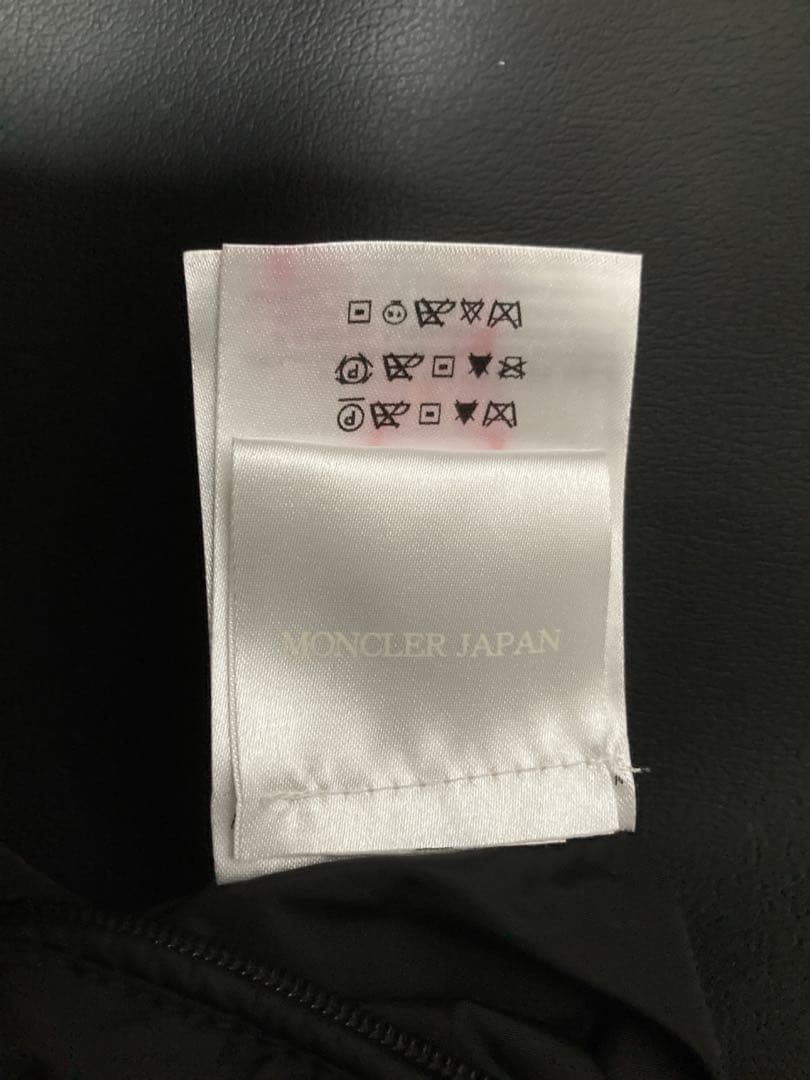 MONCLER レザー&ナイロン シングルライダース SALOMON