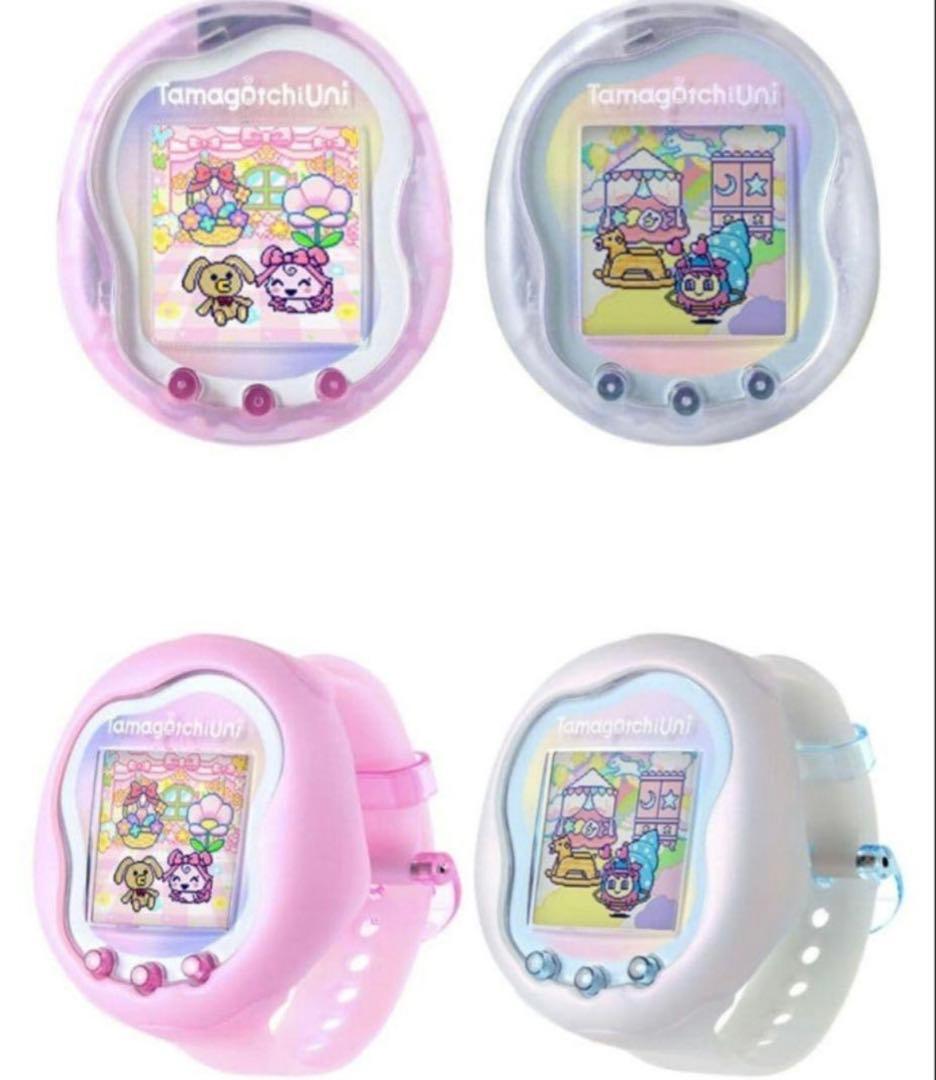 たまごっちuni プリズムホワイト　オーロラピンク