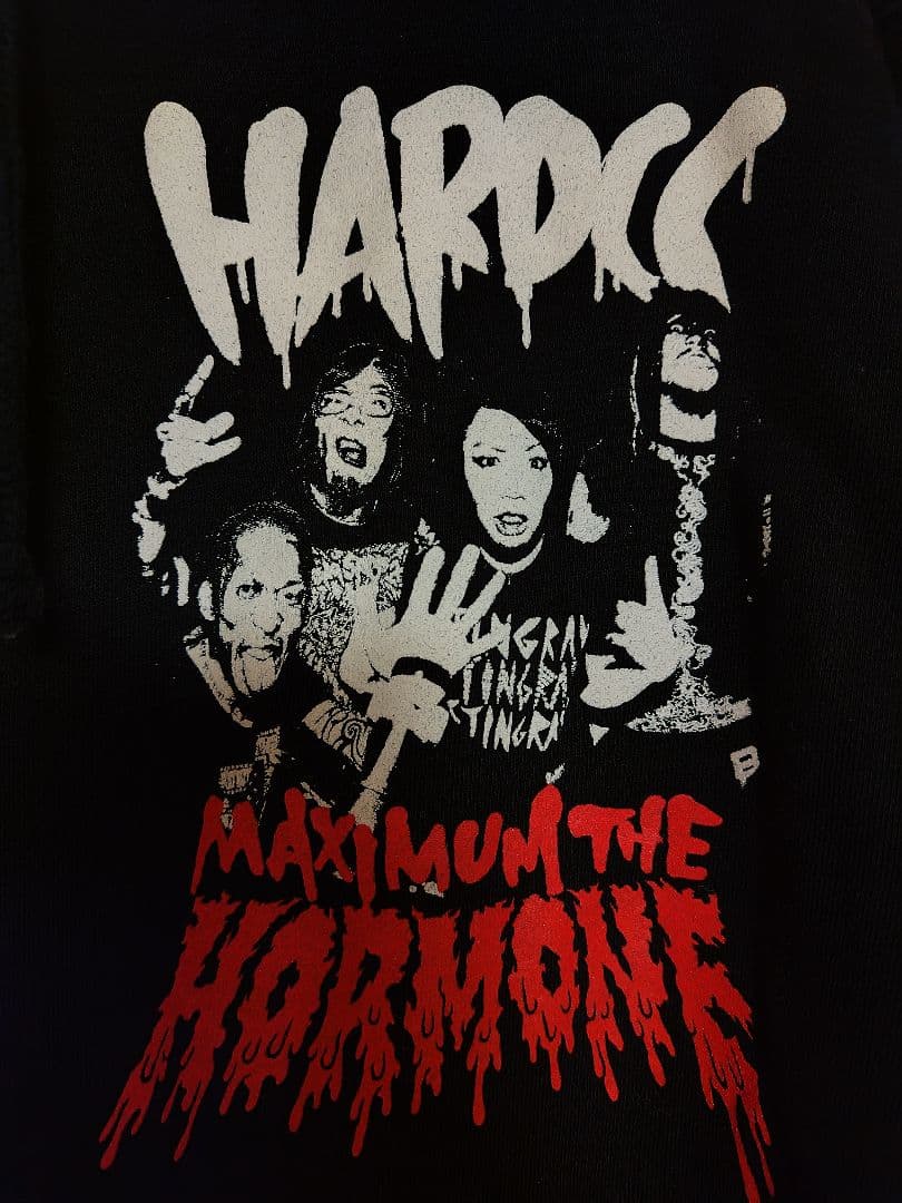 マキシマム ザ ホルモン ハードコアチョコレート ヘドバン大虐殺コラボパーカー