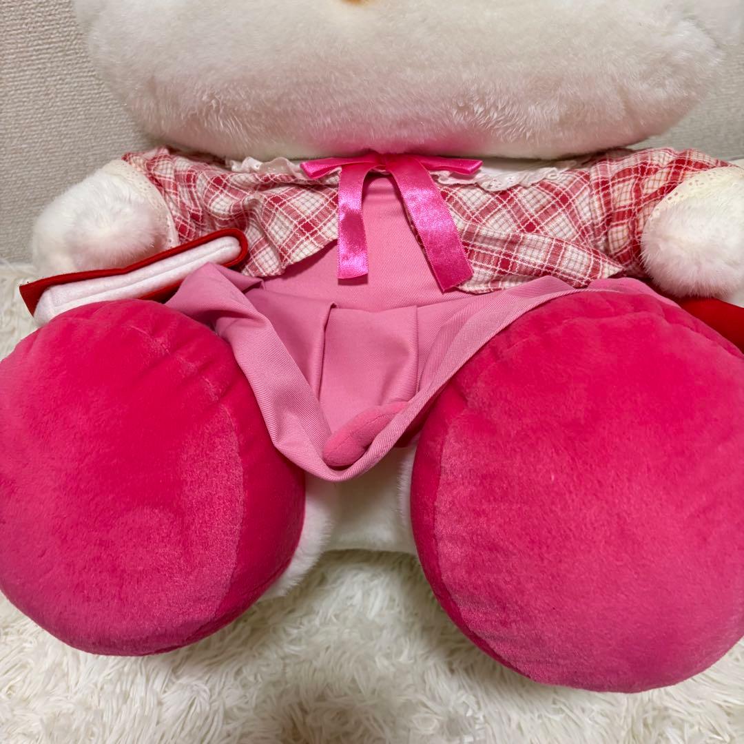 サンリオ ハローキティ 特大 BIG ぬいぐるみ ワンピース ベレー帽 LL