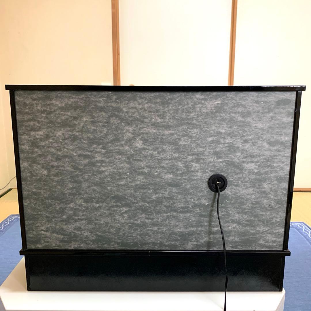 雛人形　7人飾り　3段　ケース　オルゴール　灯りつき