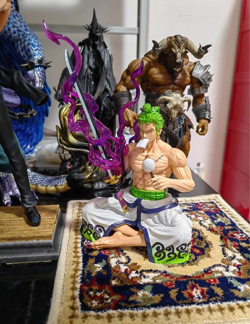 ワンピース 和の国 ゾロ フィギュア ガレージキット 塗装済み品1/8