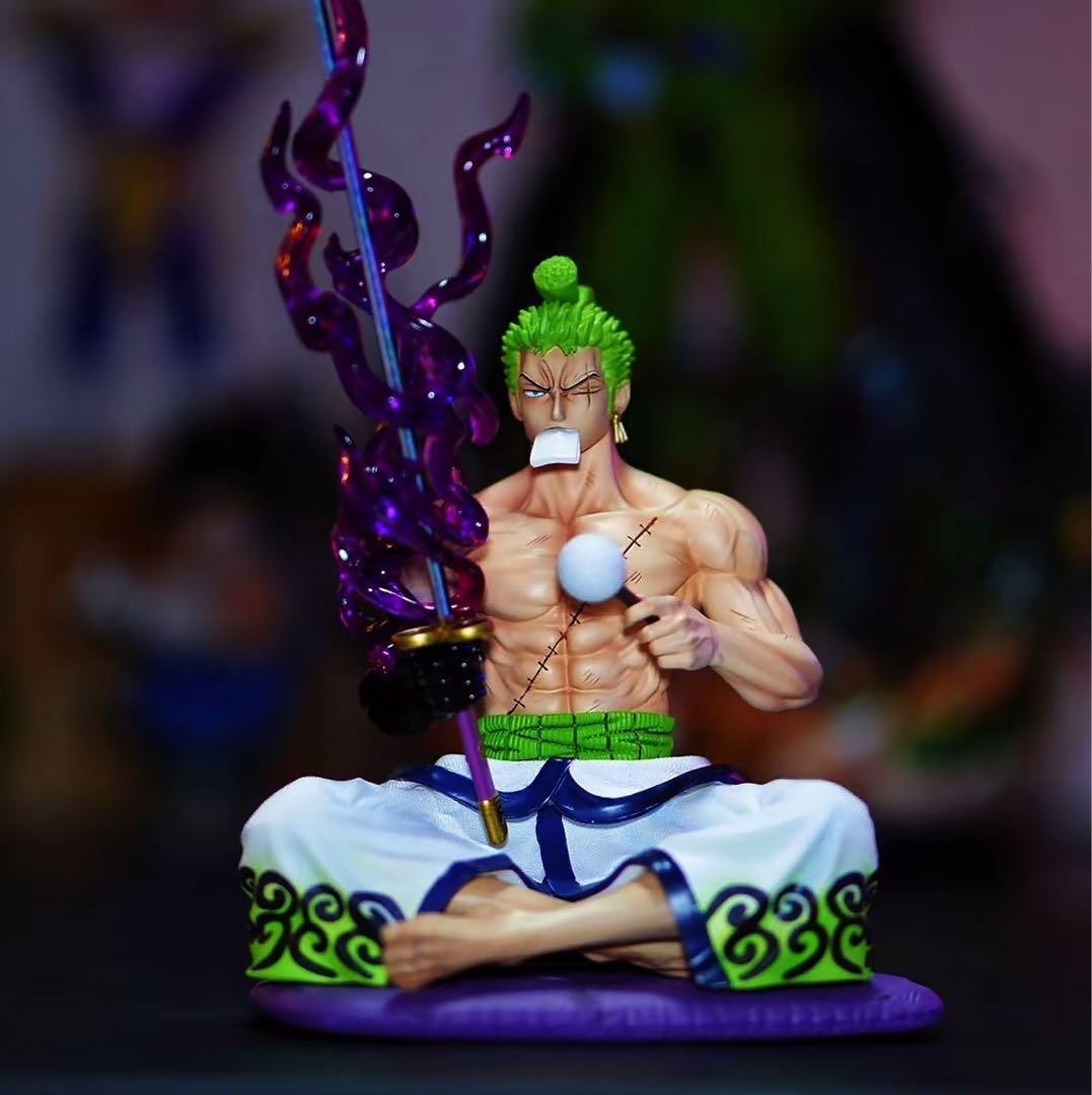 ワンピース 和の国 ゾロ フィギュア ガレージキット 塗装済み品1/8