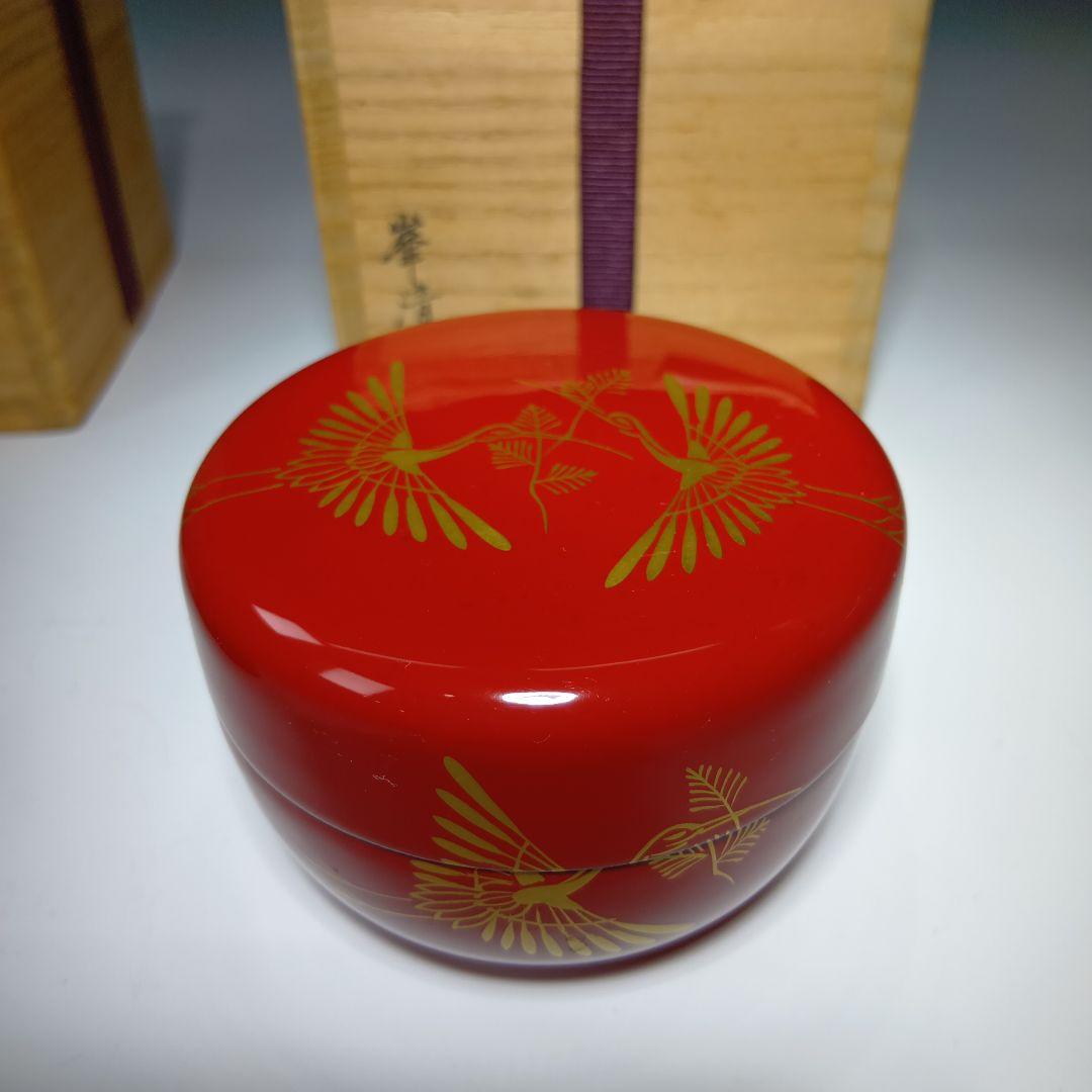 値下げ！茶道具　四季棗　峯清造　共箱