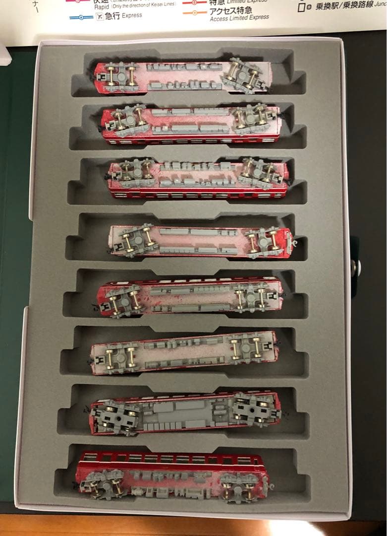 管理番号1588 京急Nゲージ 旧600形ヒートポンプ車 GM製8両セット