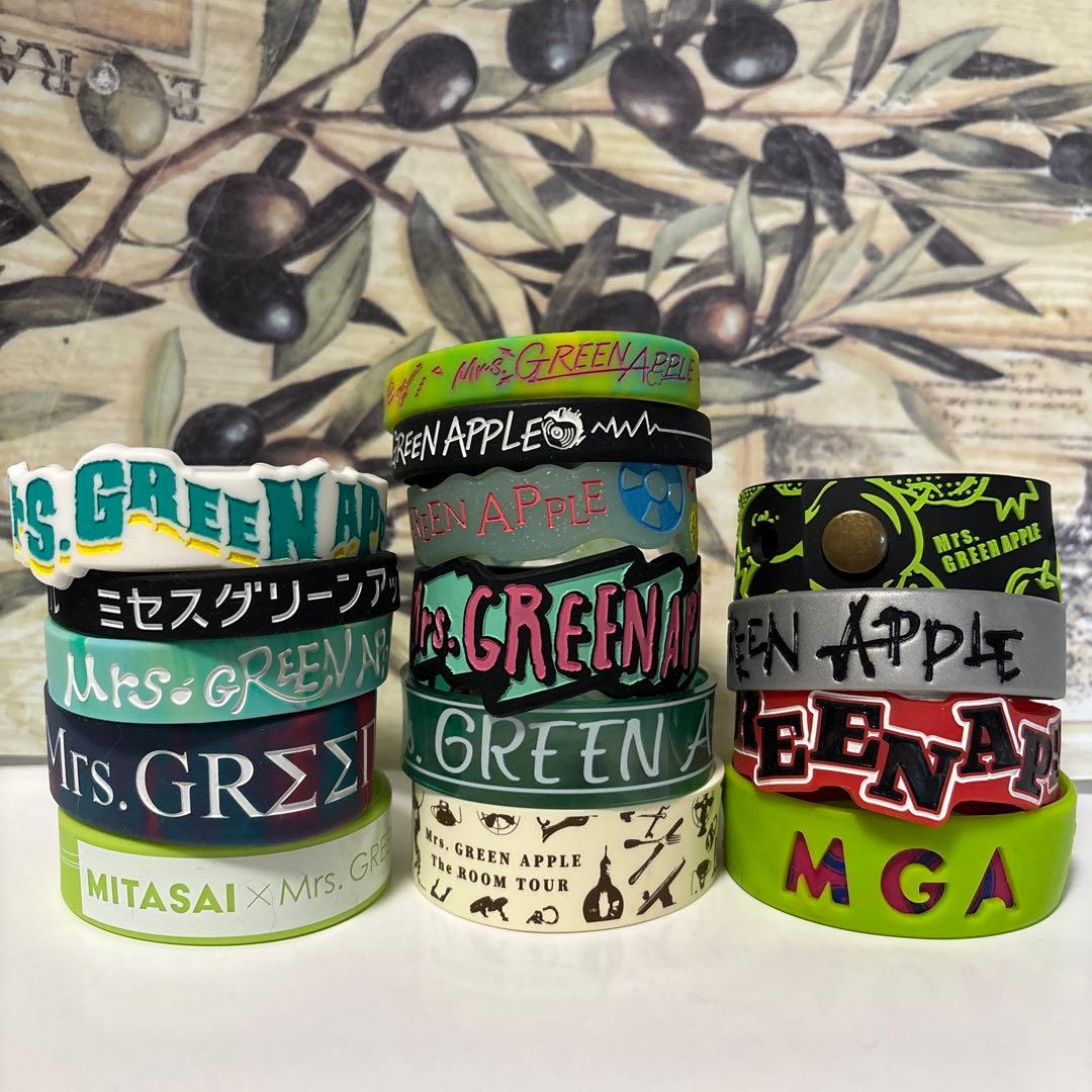 ミセス　Mrs.GREEN APPLE の初期ラバーバンド16本