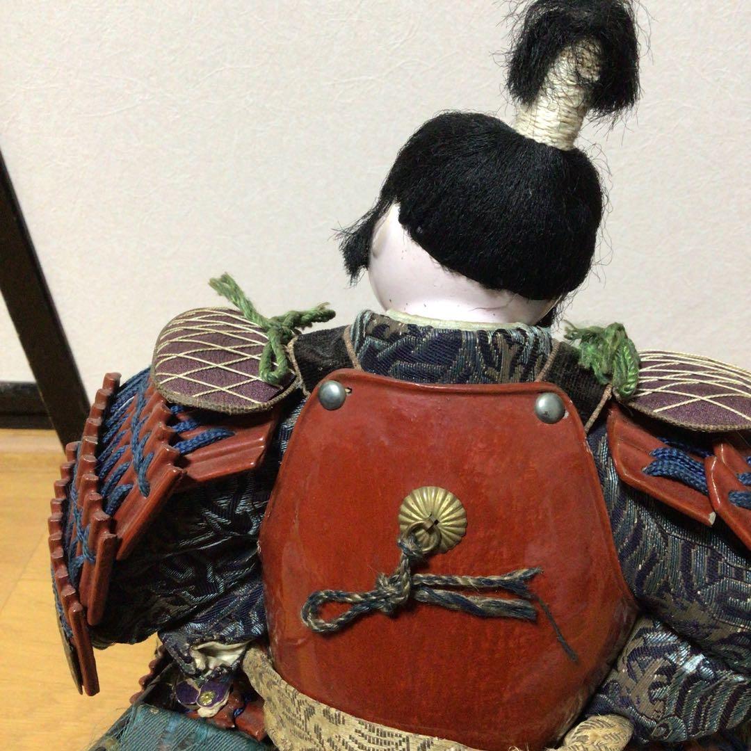 武者人形　五月人形　加藤清正　骨董　アンティーク　江戸　明治　武士　武将　侍