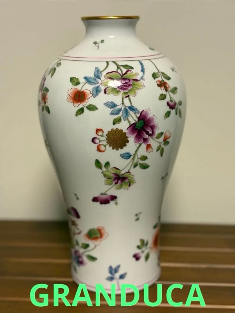 ジノリ1735 フラワーベース　花瓶　 グランデューカ