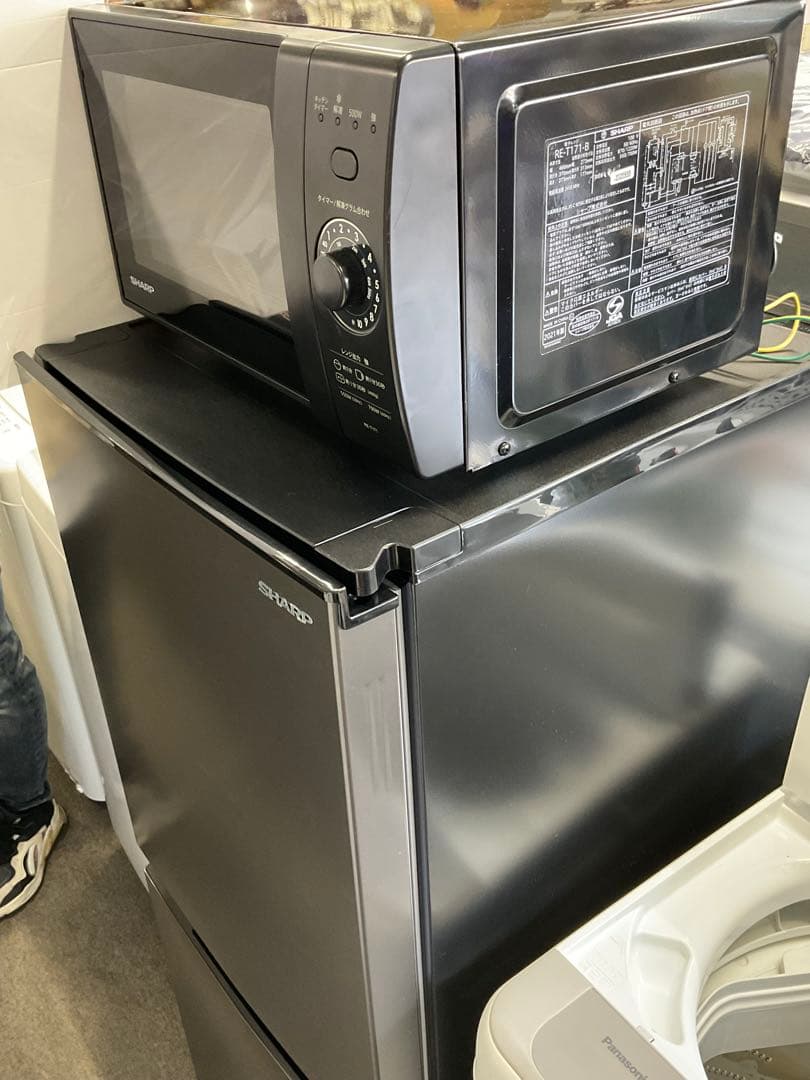 配達＆設置 無料 電子レンジ 冷蔵庫 洗濯機 シャープ パナソニック 作動済み