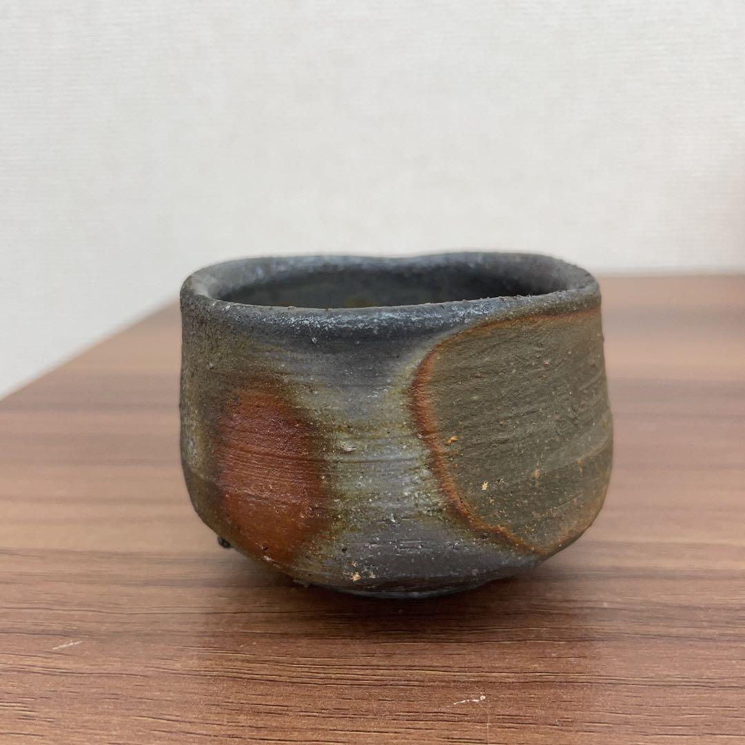 【骨董品】備前焼 清杯 ぐい呑 (No.16)