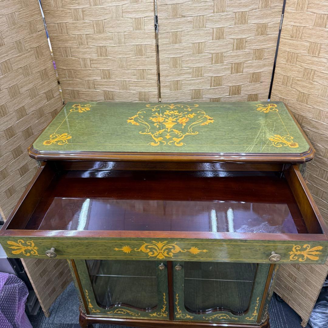 ☆アルテム社 ARTEM☆ガラスキャビネット 象嵌細工 飾り棚