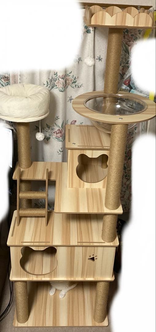 木製キャットタワー