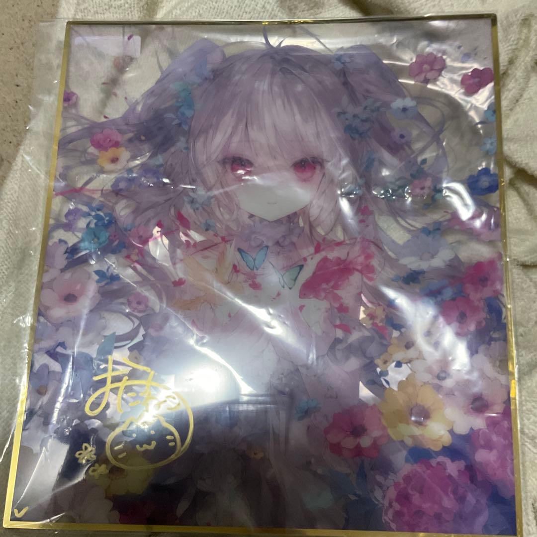 おにねこ　直筆サイン入り　クリア色紙　Breath of life