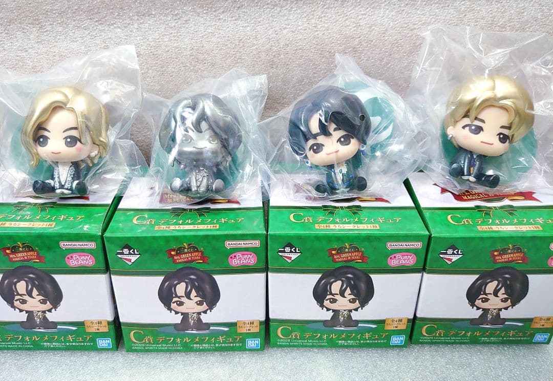一番くじMrs. GREEN APPLE フィギュア クリアファイル 全種コンプ