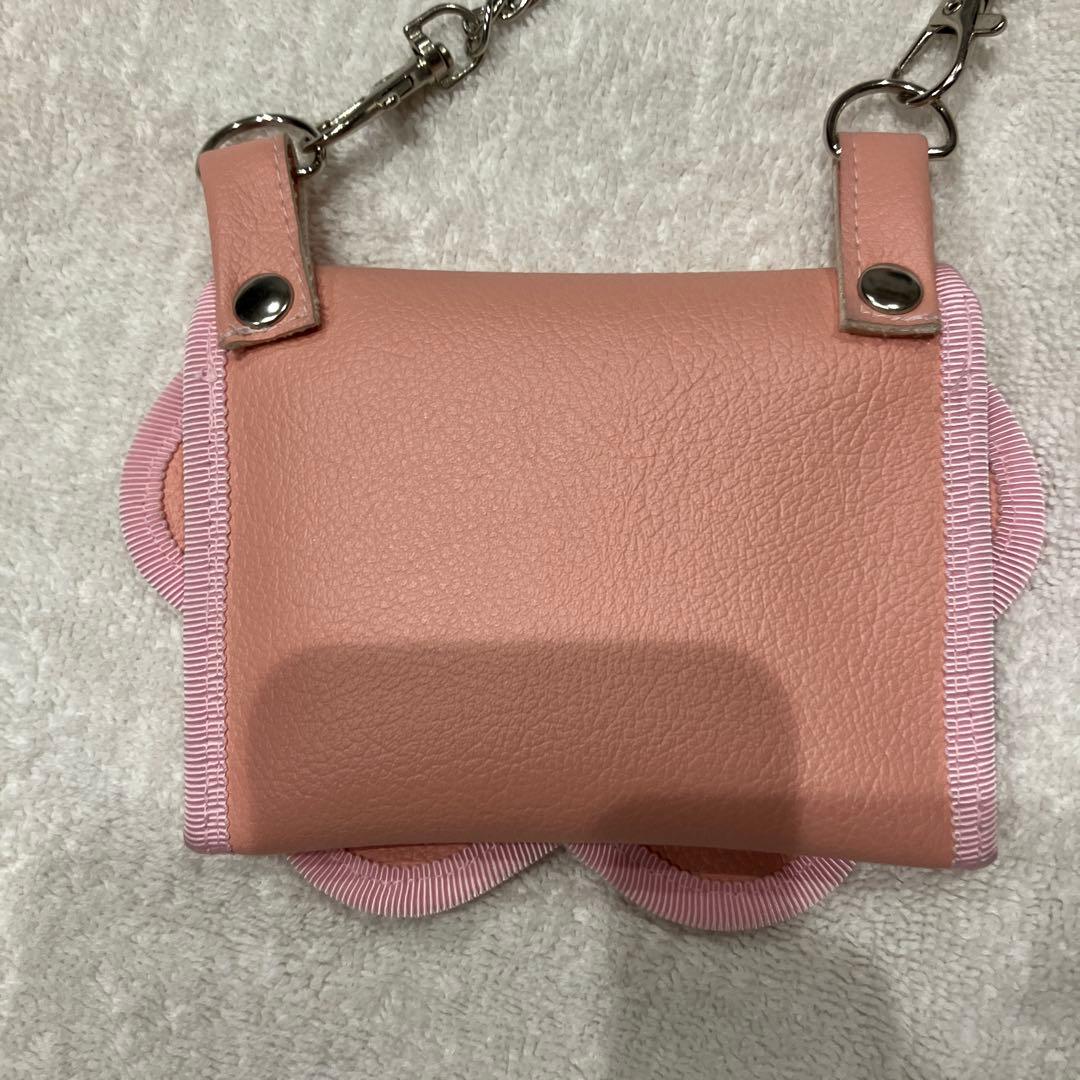 小物 nori enomoto broken wave mini chain pink