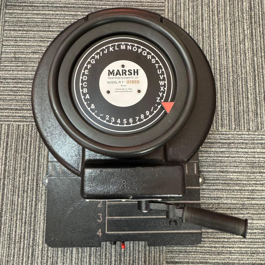 MARSH社 ステンシルマシーン 1インチ MARSH ステンシル オイルボード