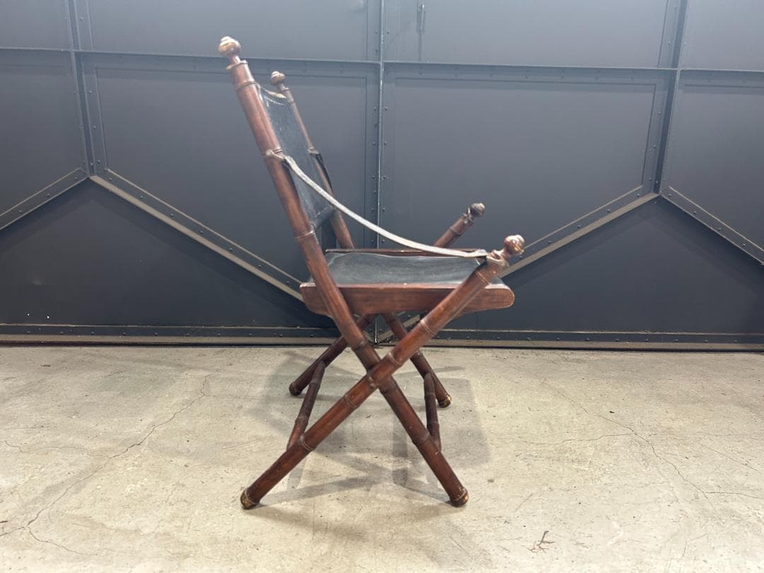Vintage Folding Chair / フォールディングチェア｜レザー