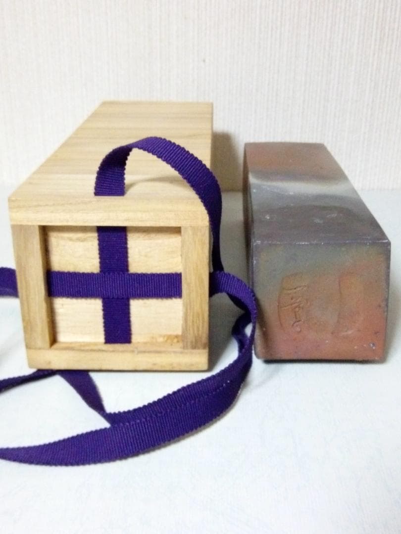 新品未使用品　備前焼　小山一草作　花瓶　花器