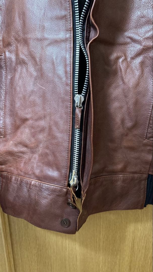 本革　レザーシングルライダース　前田企画室　ギャルソン　L