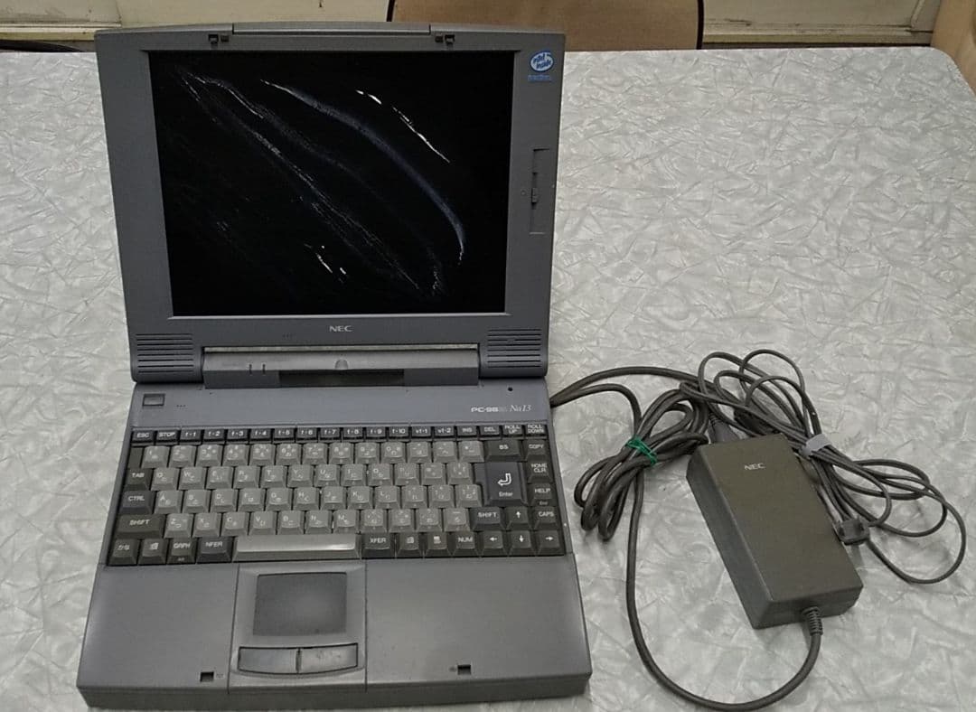NEC PC-9821Na13ノートPC 本体 ACアダプター付き ジャンク品