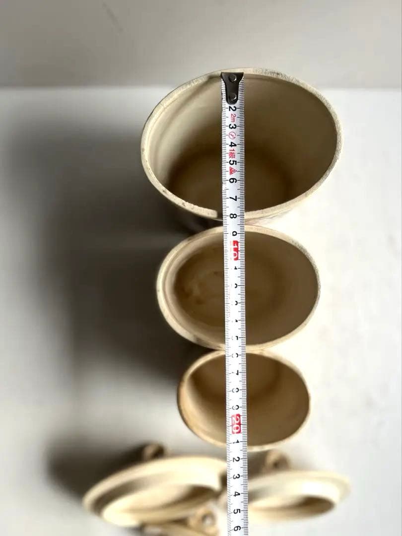 994 フランスアンティーク ステンシル模様のキャニスター セット 蚤の市 パリ